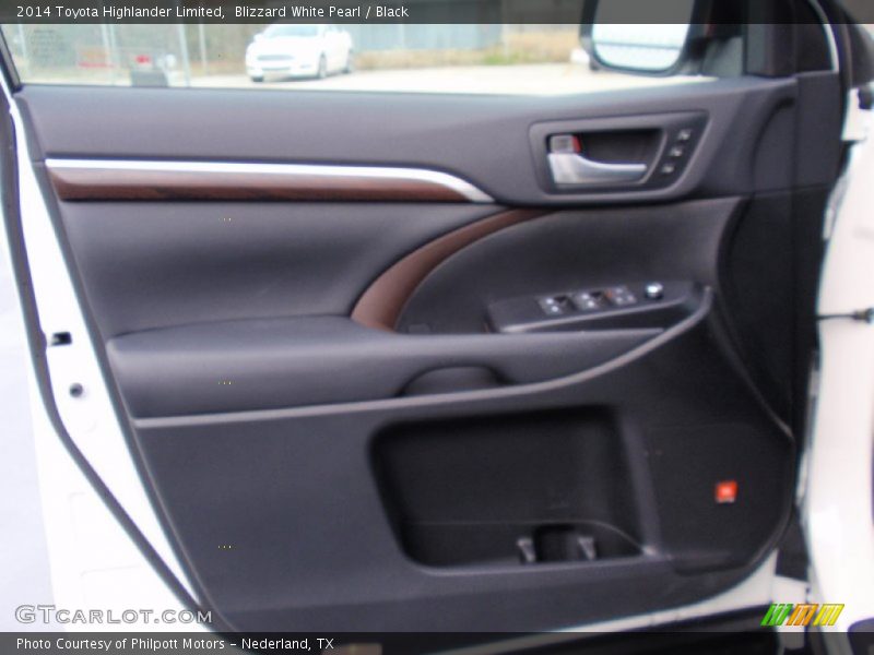 Blizzard White Pearl / Black 2014 Toyota Highlander Limited