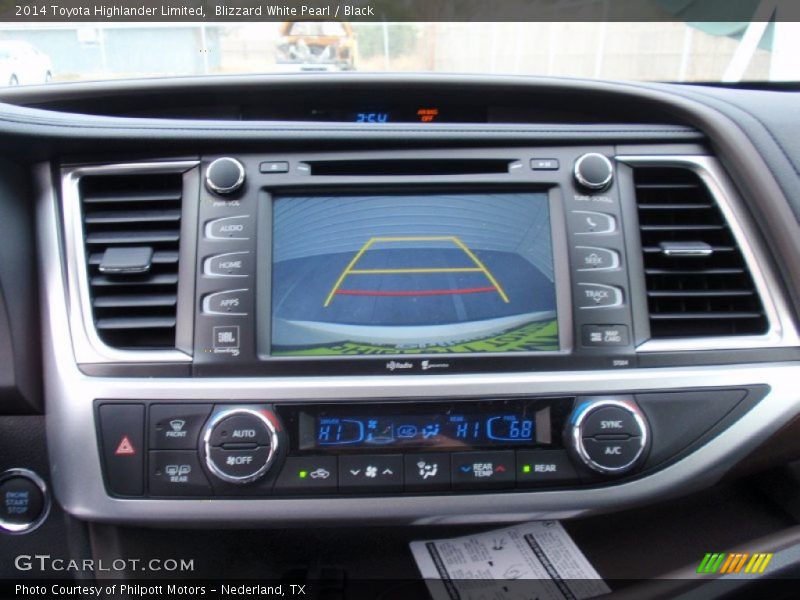 Blizzard White Pearl / Black 2014 Toyota Highlander Limited