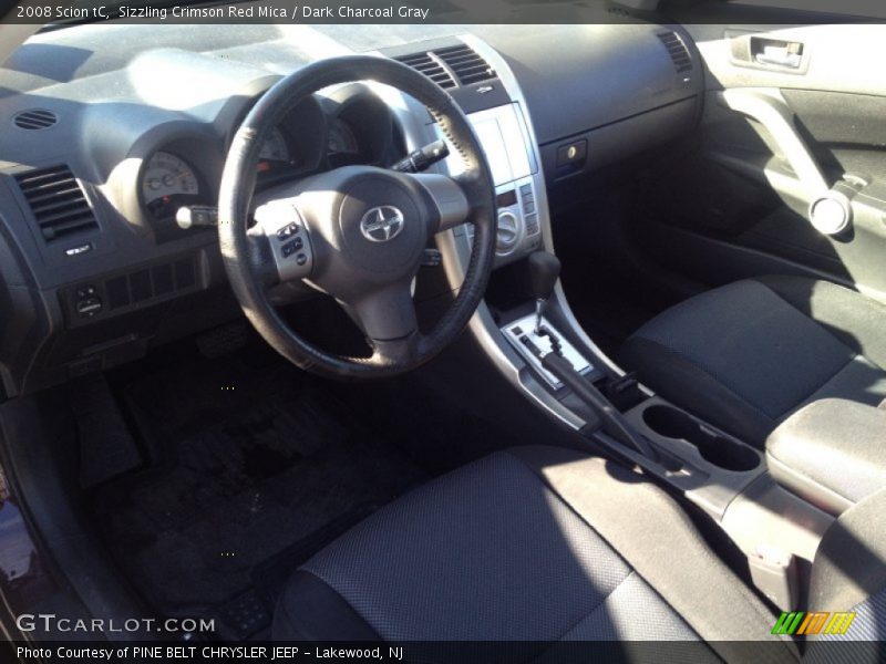 Sizzling Crimson Red Mica / Dark Charcoal Gray 2008 Scion tC