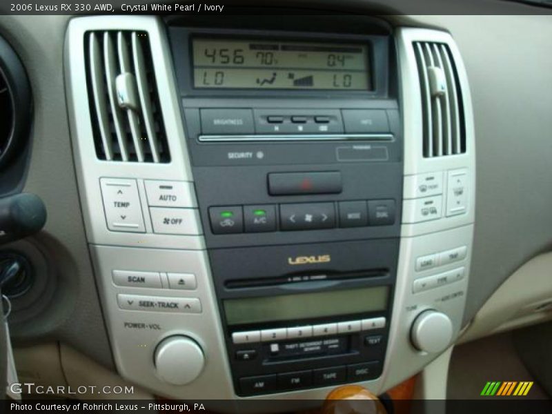 Crystal White Pearl / Ivory 2006 Lexus RX 330 AWD
