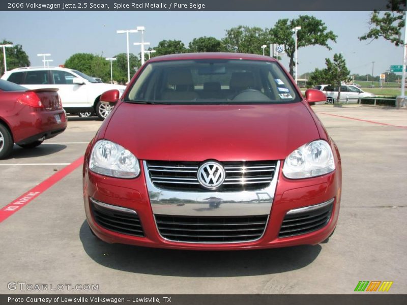 Spice Red Metallic / Pure Beige 2006 Volkswagen Jetta 2.5 Sedan
