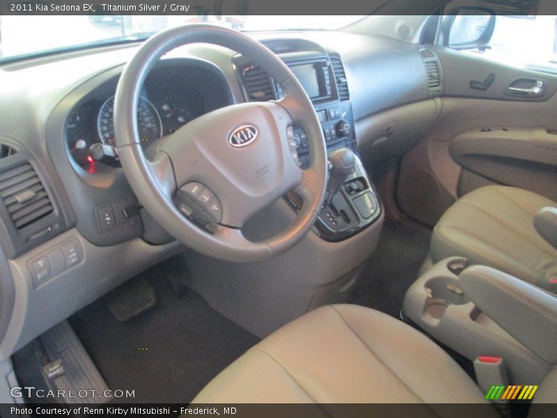 Titanium Silver / Gray 2011 Kia Sedona EX