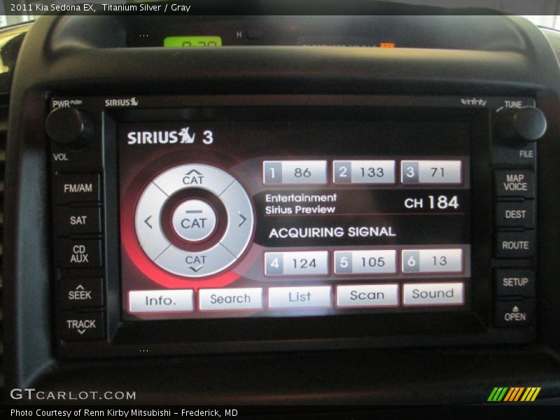 Titanium Silver / Gray 2011 Kia Sedona EX