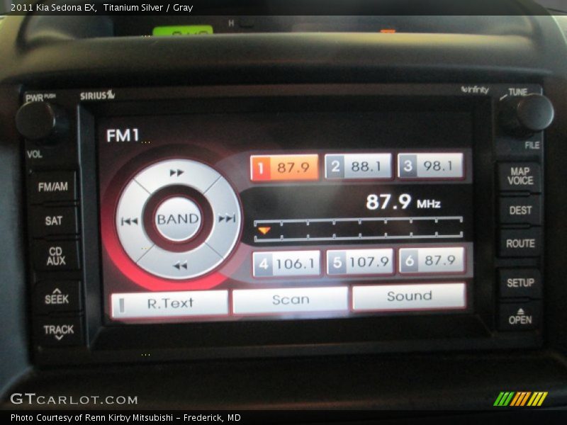 Titanium Silver / Gray 2011 Kia Sedona EX