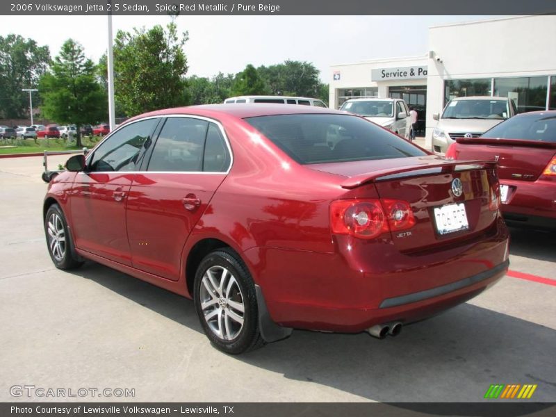 Spice Red Metallic / Pure Beige 2006 Volkswagen Jetta 2.5 Sedan
