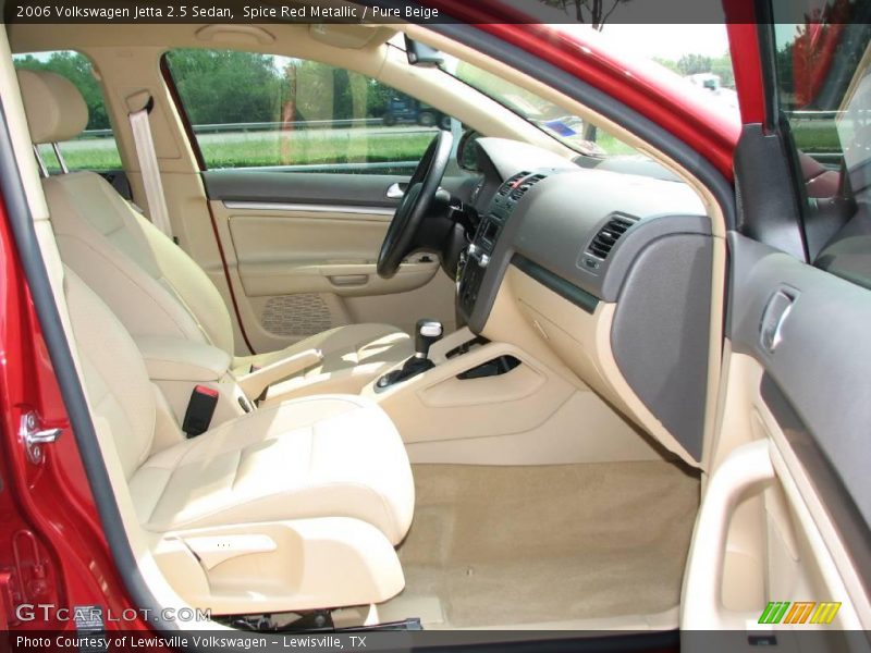 Spice Red Metallic / Pure Beige 2006 Volkswagen Jetta 2.5 Sedan