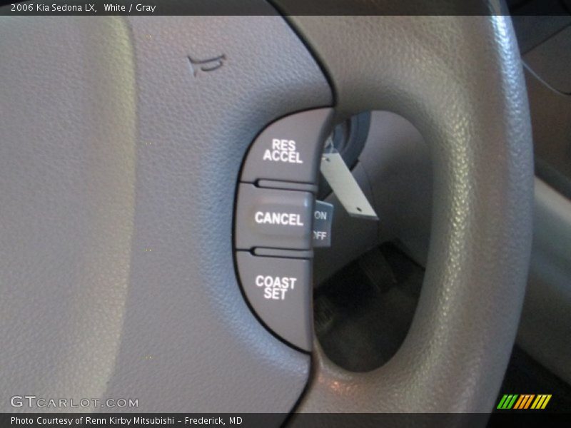 White / Gray 2006 Kia Sedona LX