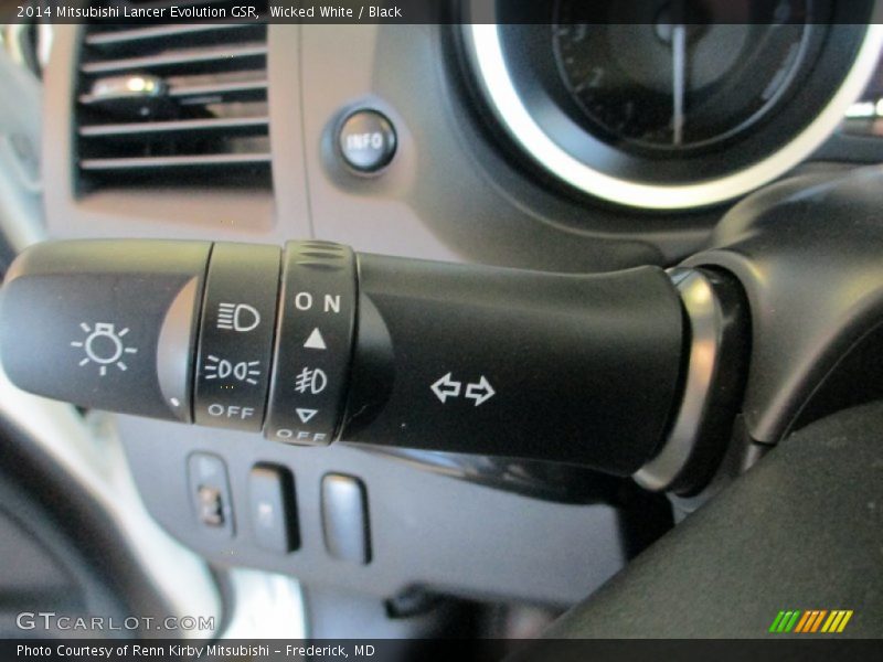 Controls of 2014 Lancer Evolution GSR