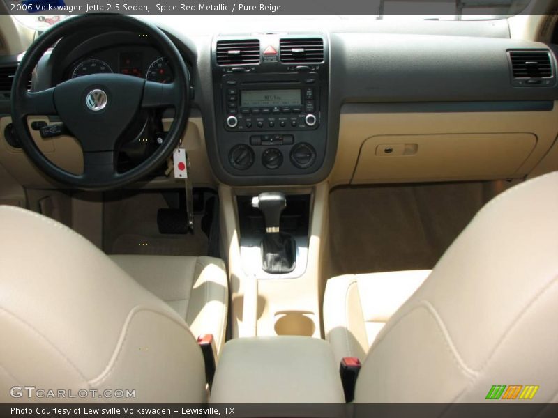 Spice Red Metallic / Pure Beige 2006 Volkswagen Jetta 2.5 Sedan