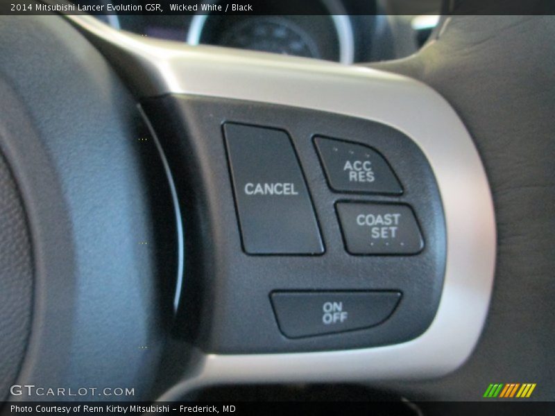 Wicked White / Black 2014 Mitsubishi Lancer Evolution GSR