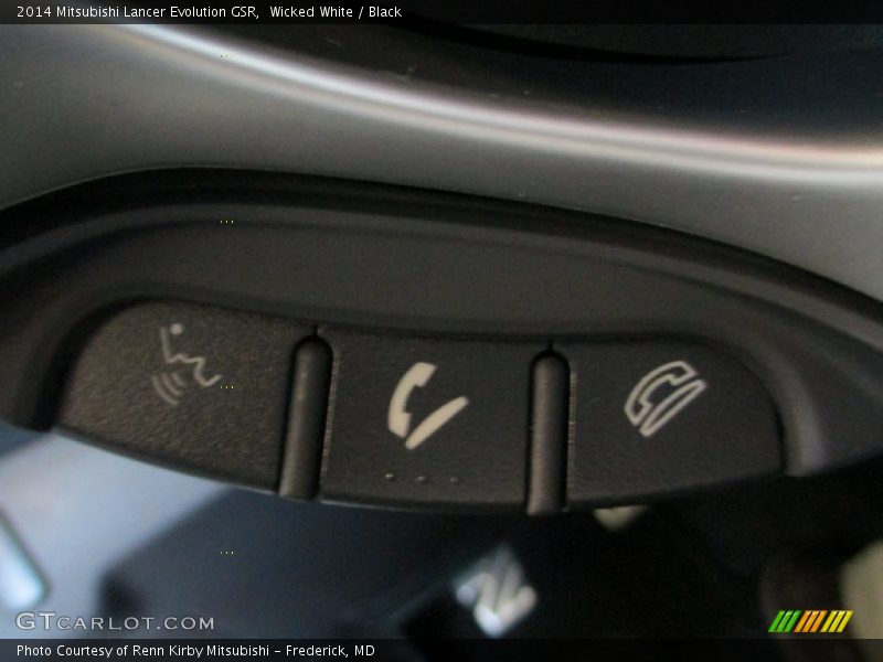 Wicked White / Black 2014 Mitsubishi Lancer Evolution GSR