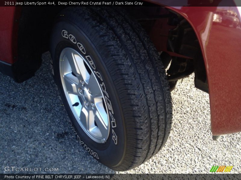 Deep Cherry Red Crystal Pearl / Dark Slate Gray 2011 Jeep Liberty Sport 4x4
