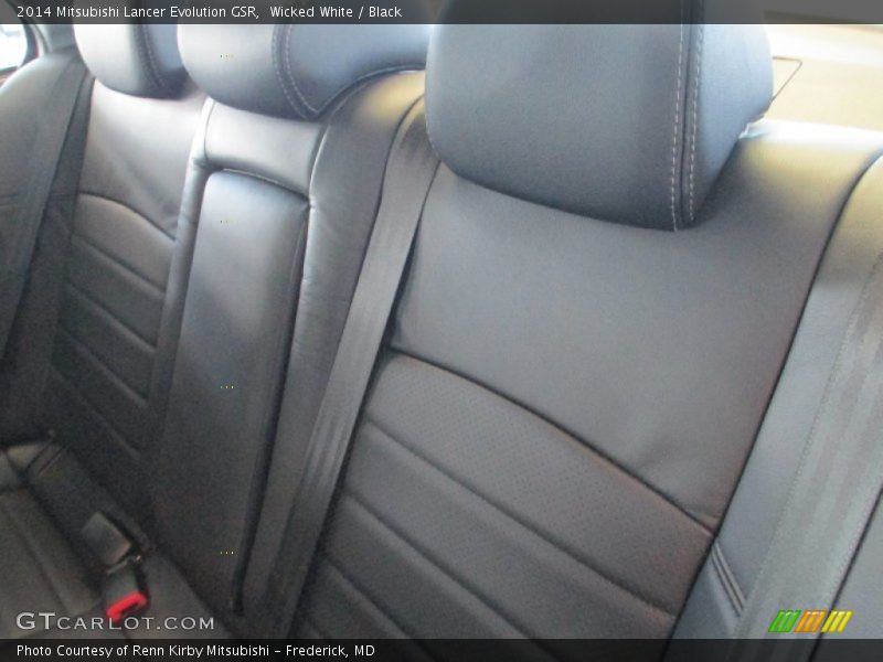 Wicked White / Black 2014 Mitsubishi Lancer Evolution GSR