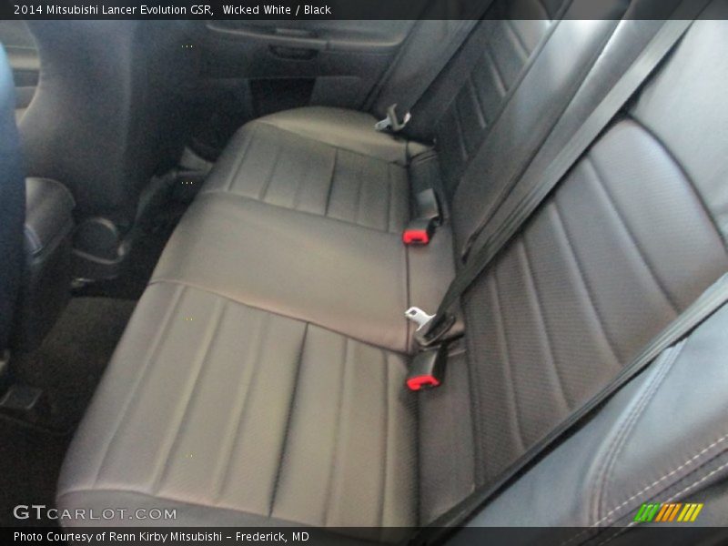 Wicked White / Black 2014 Mitsubishi Lancer Evolution GSR