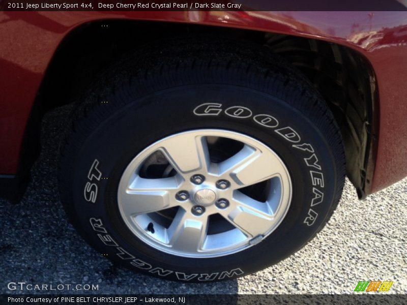 Deep Cherry Red Crystal Pearl / Dark Slate Gray 2011 Jeep Liberty Sport 4x4