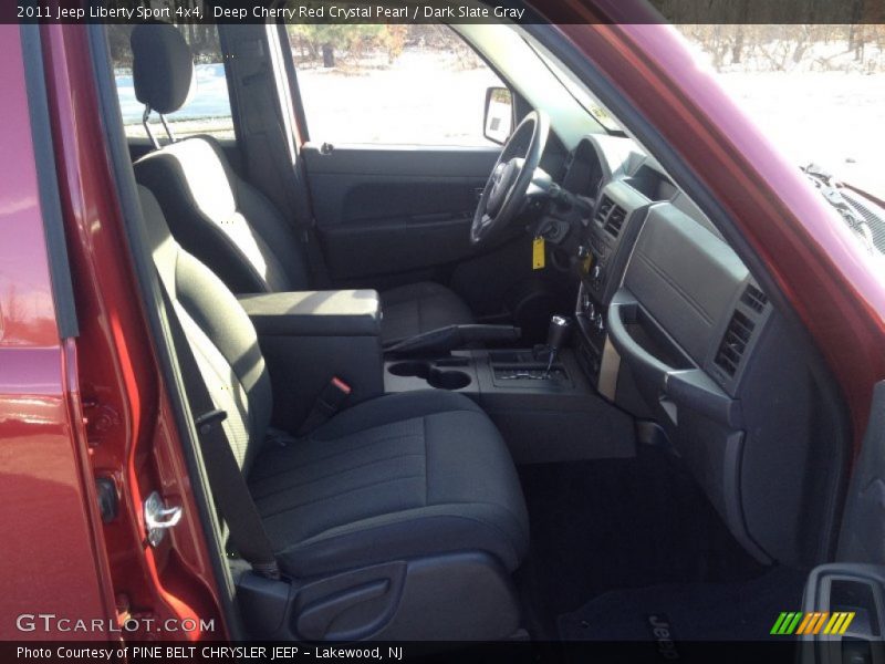 Deep Cherry Red Crystal Pearl / Dark Slate Gray 2011 Jeep Liberty Sport 4x4