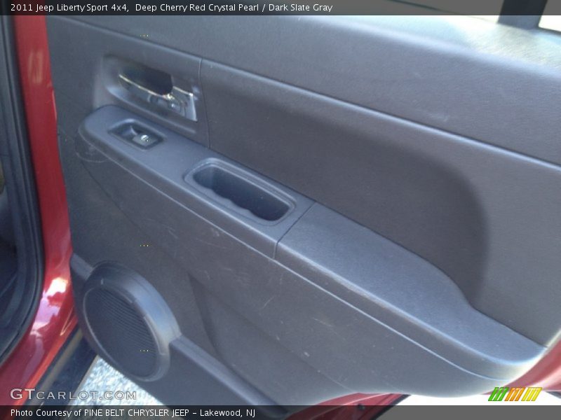 Deep Cherry Red Crystal Pearl / Dark Slate Gray 2011 Jeep Liberty Sport 4x4