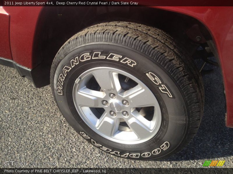 Deep Cherry Red Crystal Pearl / Dark Slate Gray 2011 Jeep Liberty Sport 4x4