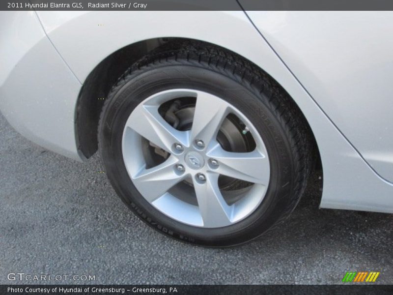 Radiant Silver / Gray 2011 Hyundai Elantra GLS
