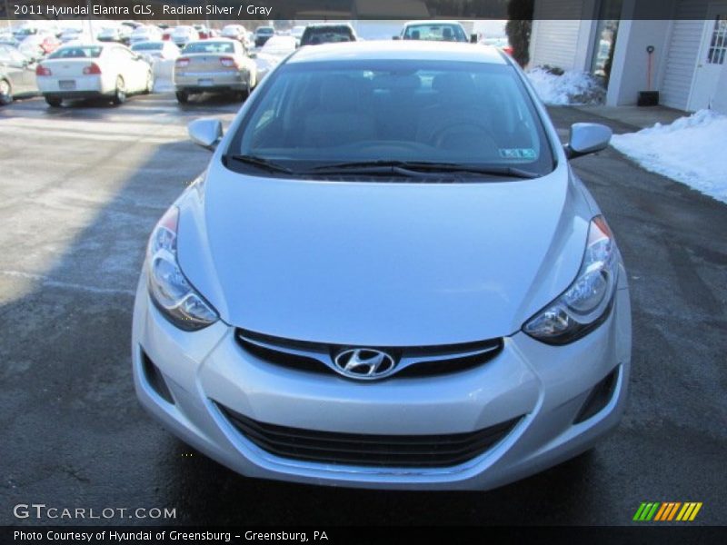 Radiant Silver / Gray 2011 Hyundai Elantra GLS