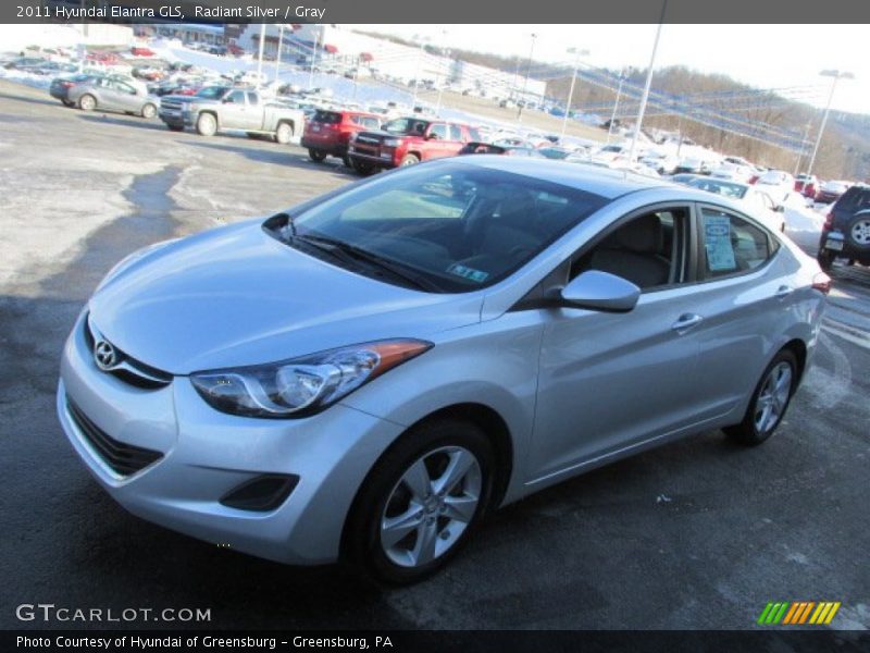 Radiant Silver / Gray 2011 Hyundai Elantra GLS