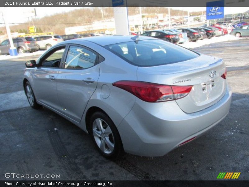 Radiant Silver / Gray 2011 Hyundai Elantra GLS