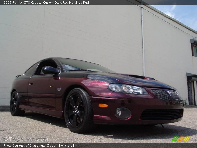 Custom Dark Red Metallic / Red 2005 Pontiac GTO Coupe