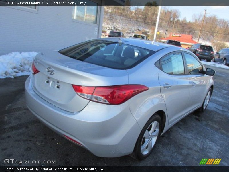 Radiant Silver / Gray 2011 Hyundai Elantra GLS