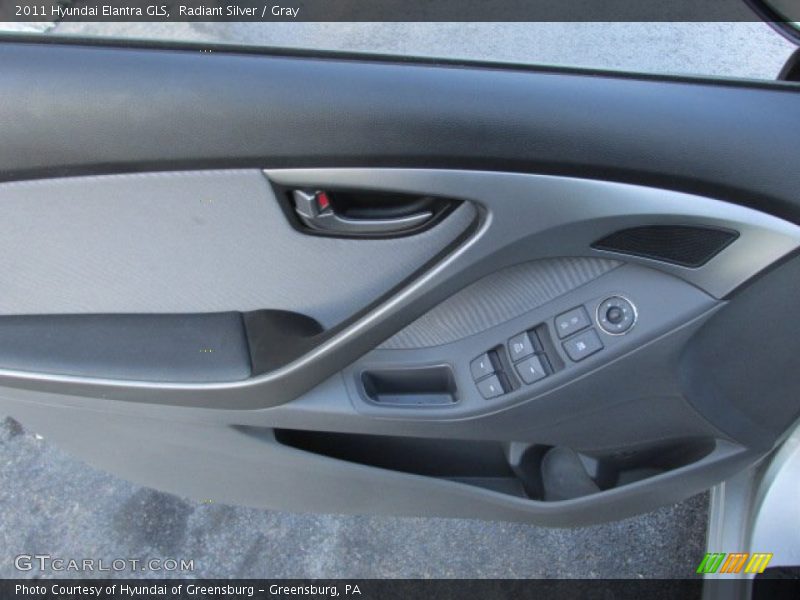Radiant Silver / Gray 2011 Hyundai Elantra GLS