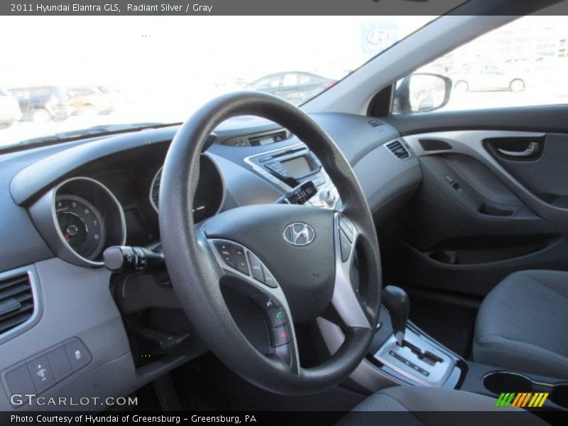 Radiant Silver / Gray 2011 Hyundai Elantra GLS