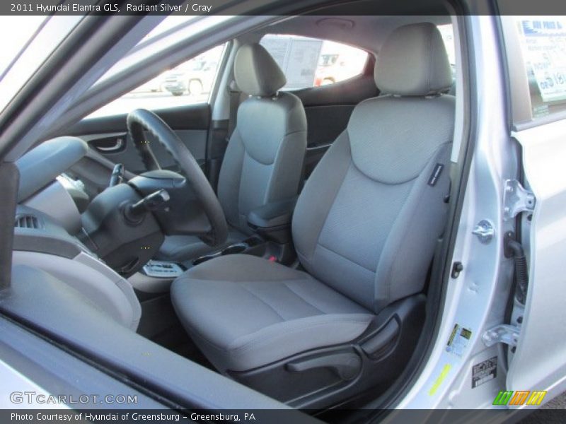 Radiant Silver / Gray 2011 Hyundai Elantra GLS