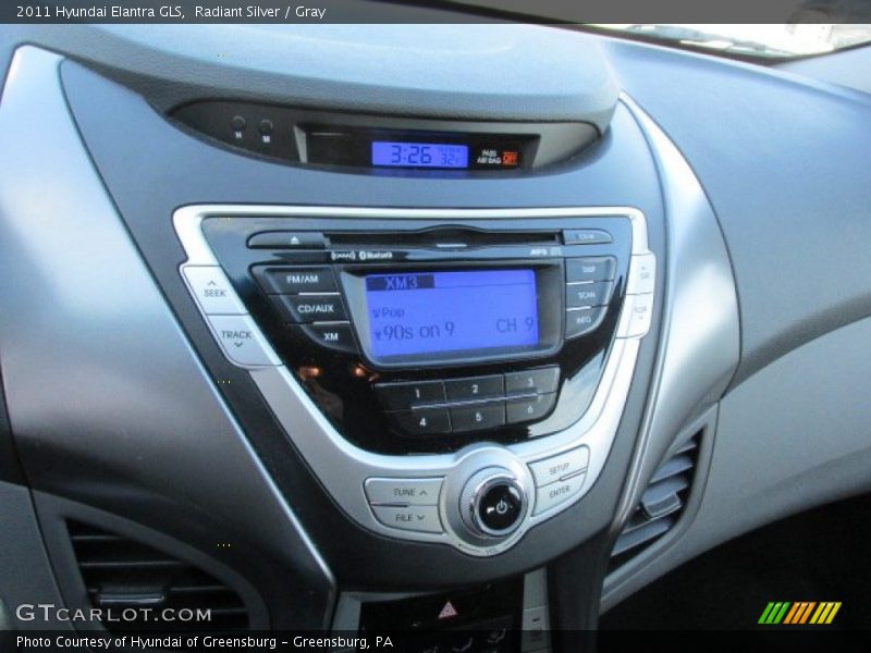 Radiant Silver / Gray 2011 Hyundai Elantra GLS