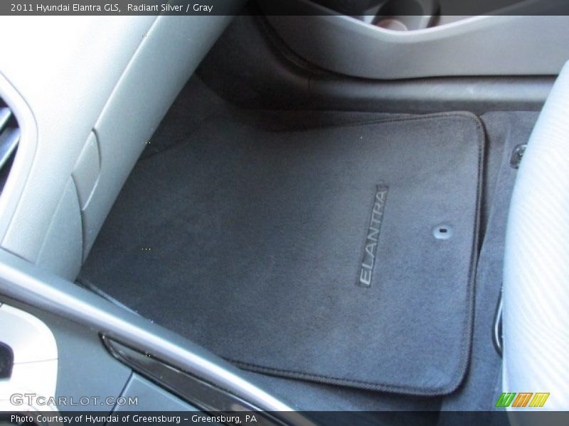 Radiant Silver / Gray 2011 Hyundai Elantra GLS