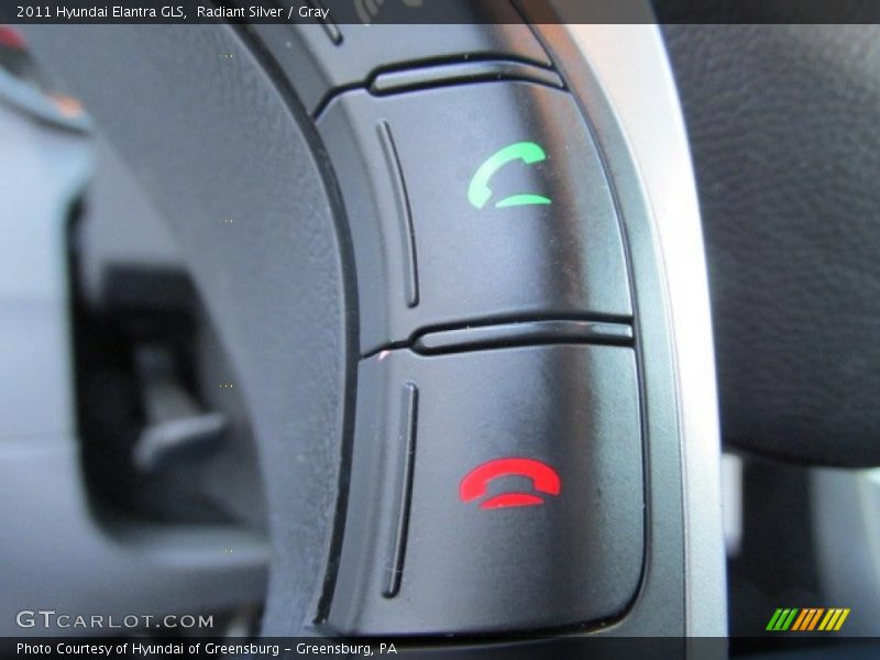 Radiant Silver / Gray 2011 Hyundai Elantra GLS