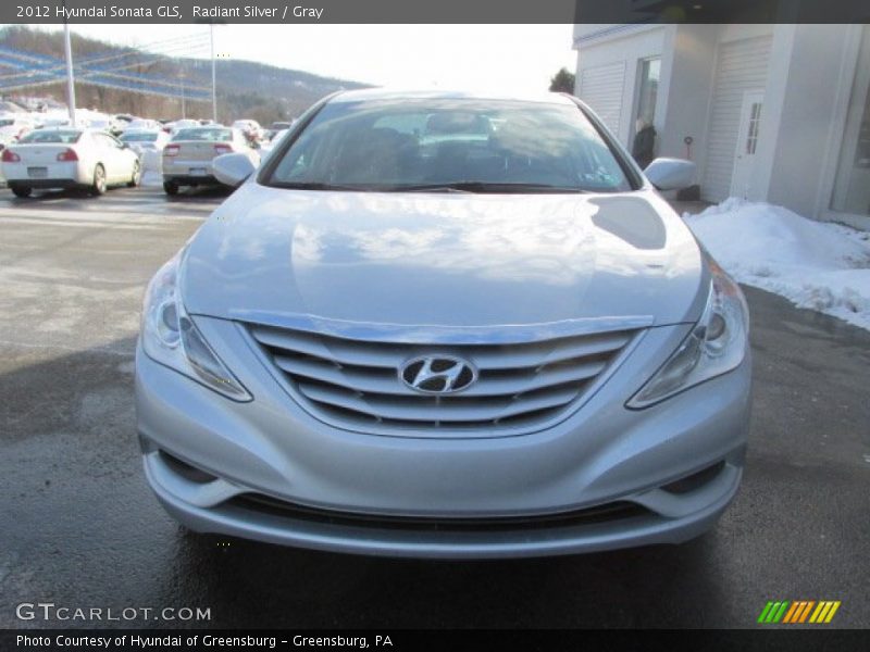 Radiant Silver / Gray 2012 Hyundai Sonata GLS