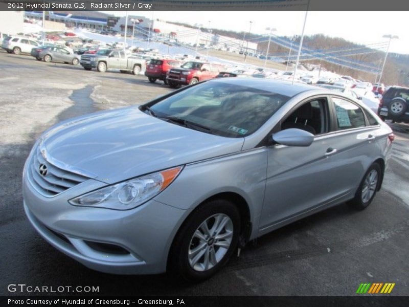 Radiant Silver / Gray 2012 Hyundai Sonata GLS