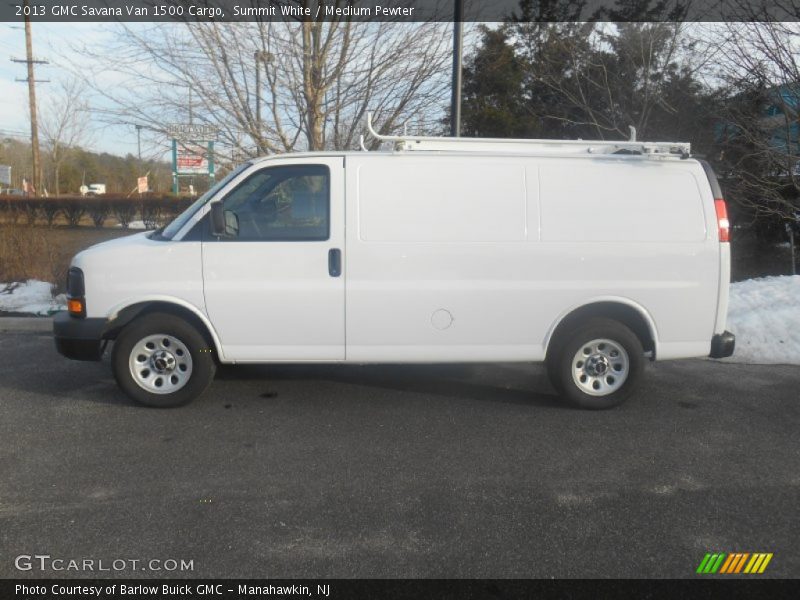 Summit White / Medium Pewter 2013 GMC Savana Van 1500 Cargo