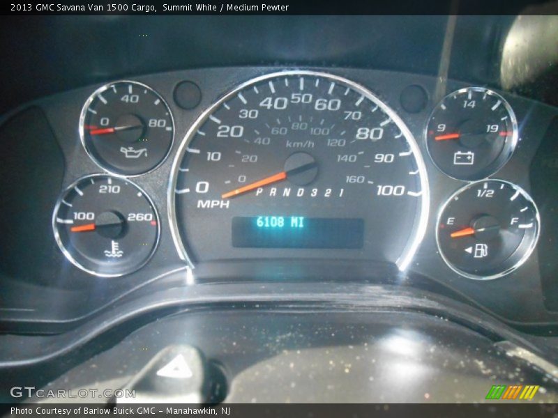 Summit White / Medium Pewter 2013 GMC Savana Van 1500 Cargo