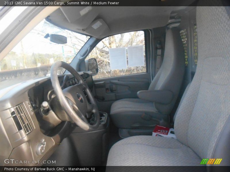 Summit White / Medium Pewter 2013 GMC Savana Van 1500 Cargo