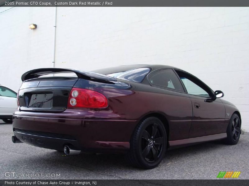 Custom Dark Red Metallic / Red 2005 Pontiac GTO Coupe