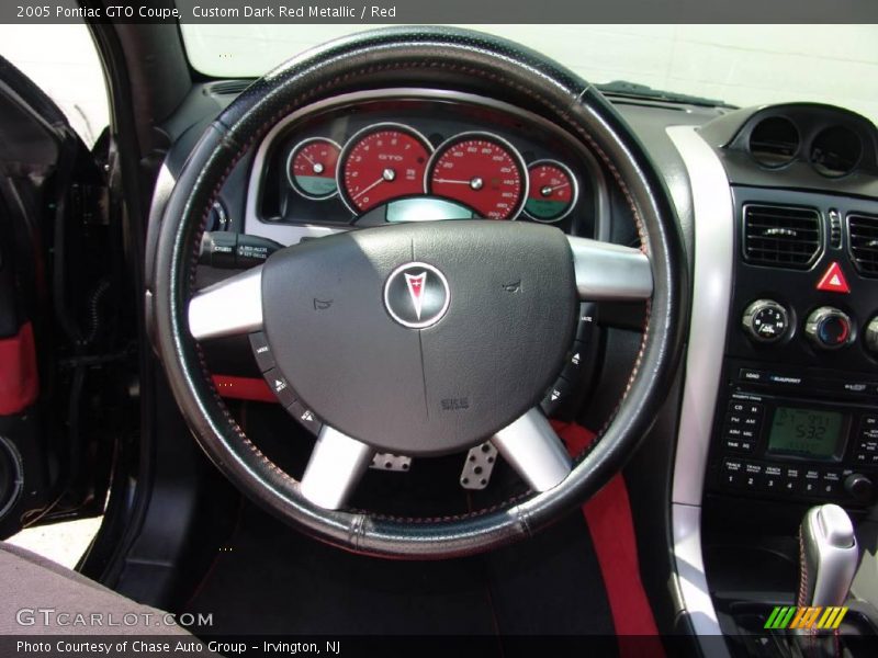 Custom Dark Red Metallic / Red 2005 Pontiac GTO Coupe