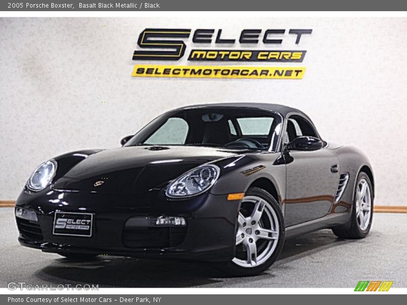 Basalt Black Metallic / Black 2005 Porsche Boxster