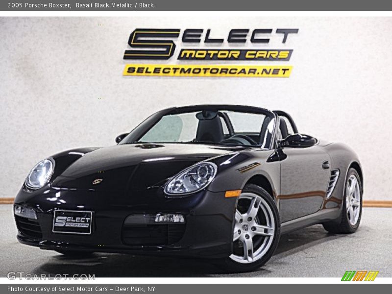 Basalt Black Metallic / Black 2005 Porsche Boxster