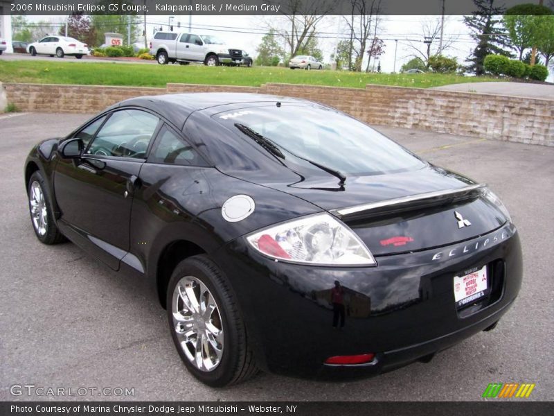 Kalapana Black / Medium Gray 2006 Mitsubishi Eclipse GS Coupe