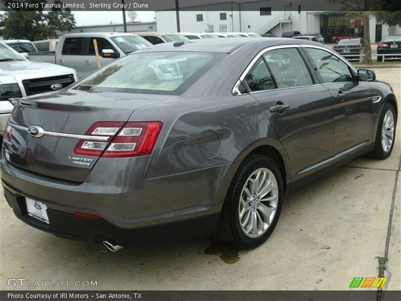 Sterling Gray / Dune 2014 Ford Taurus Limited