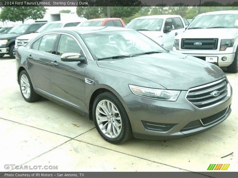 Sterling Gray / Dune 2014 Ford Taurus Limited