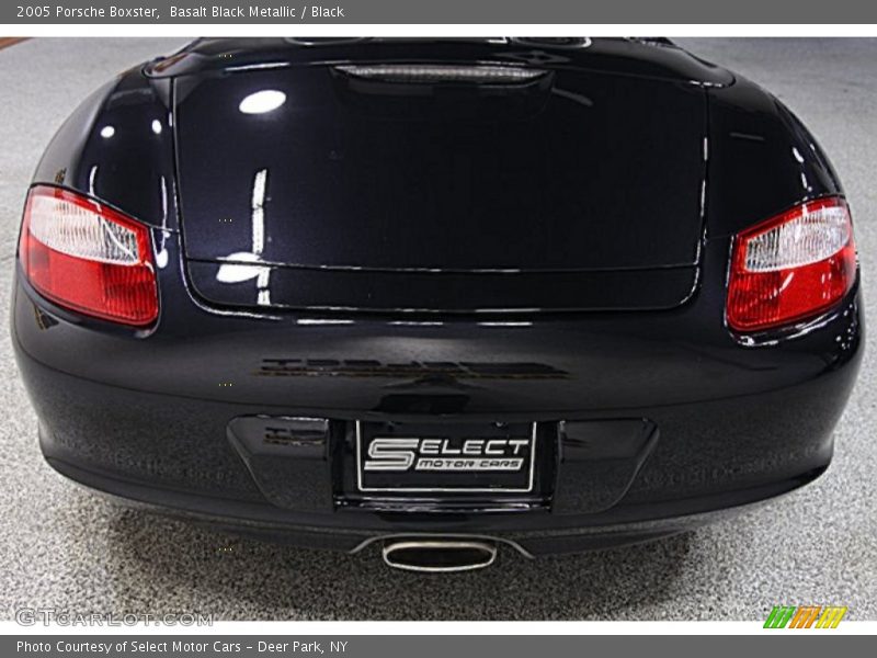 Basalt Black Metallic / Black 2005 Porsche Boxster