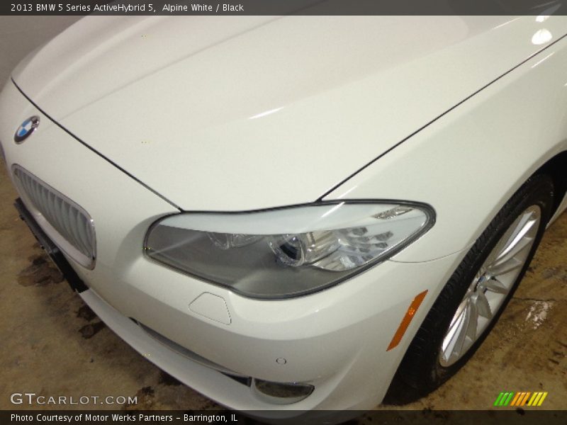 Alpine White / Black 2013 BMW 5 Series ActiveHybrid 5