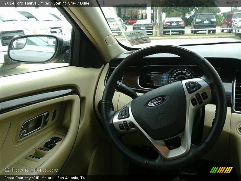 Sterling Gray / Dune 2014 Ford Taurus Limited
