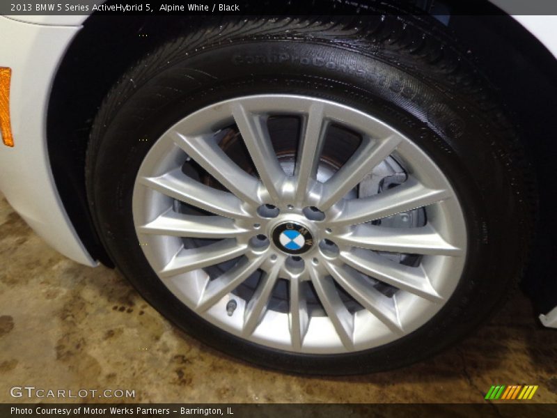 Alpine White / Black 2013 BMW 5 Series ActiveHybrid 5